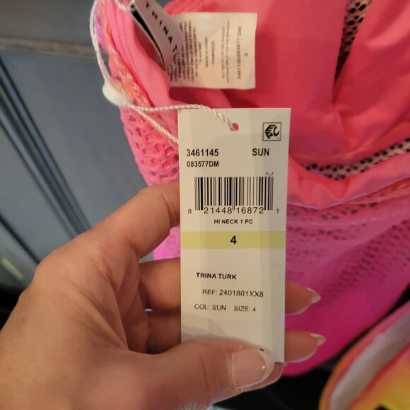 TRINA TURK MESH SWIMSUIT AND PANTS - Picture 8 of 8